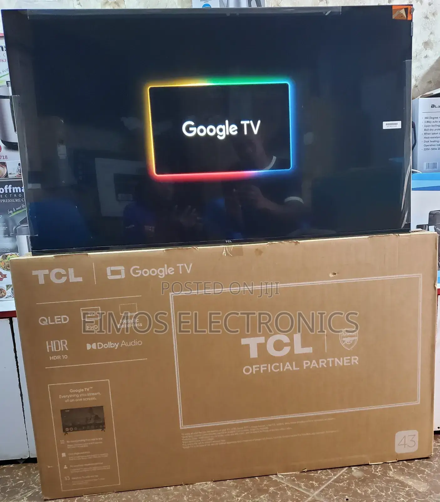 TCL 43" Smart Tv Wifi and Apps Ready