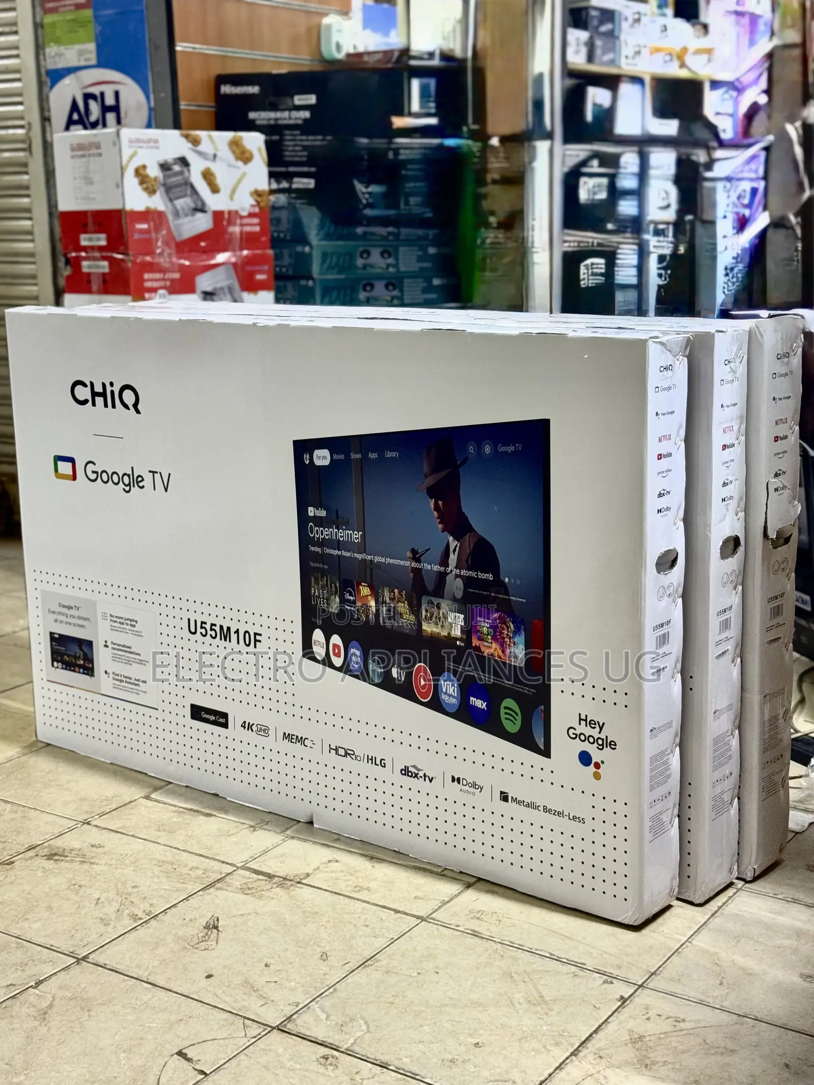 Chiq U55m10f 55-Inch Uhd Smart Google Tv.