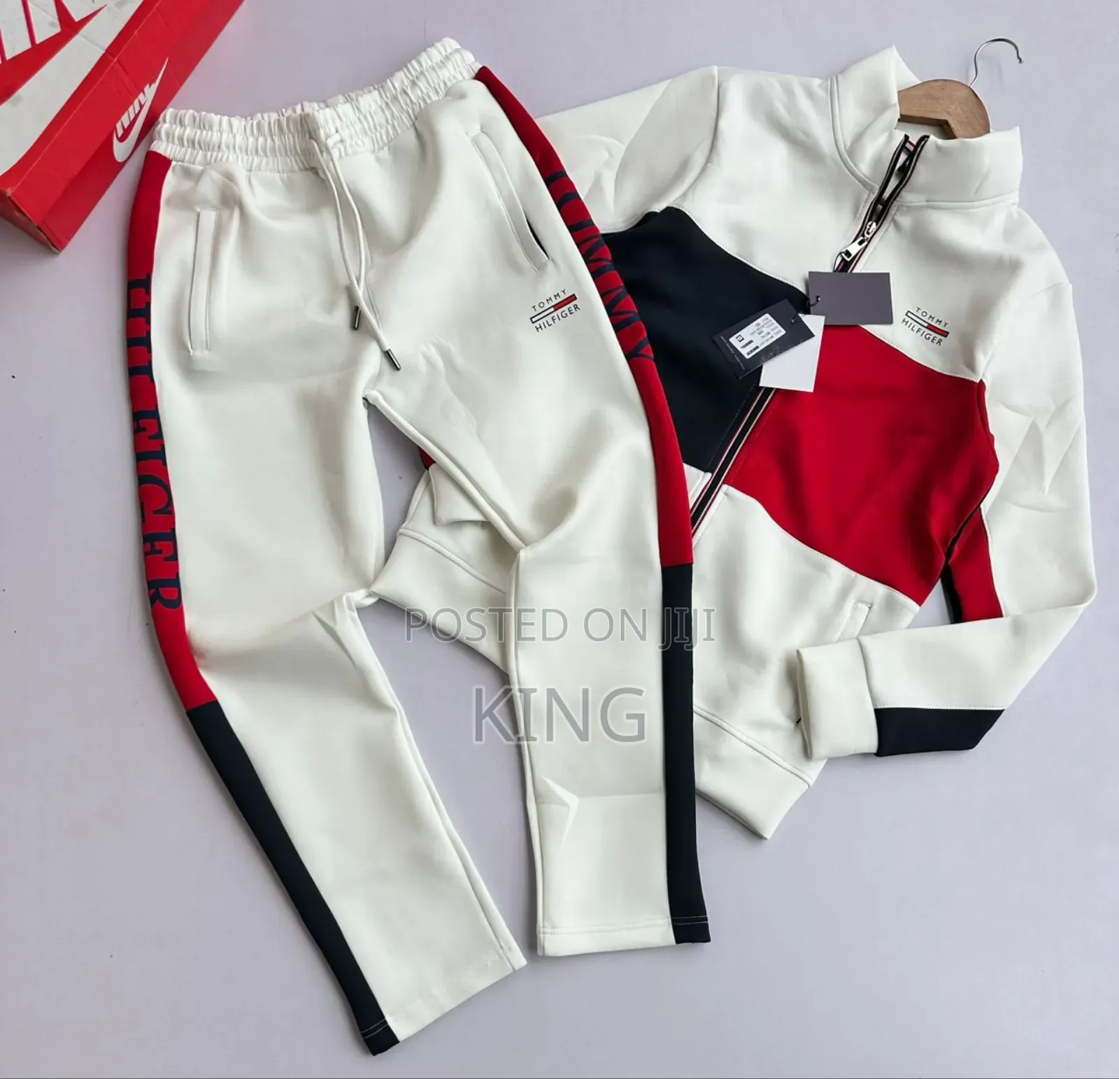 Tommy Hilfiger Tracksuit With Red and White Accents