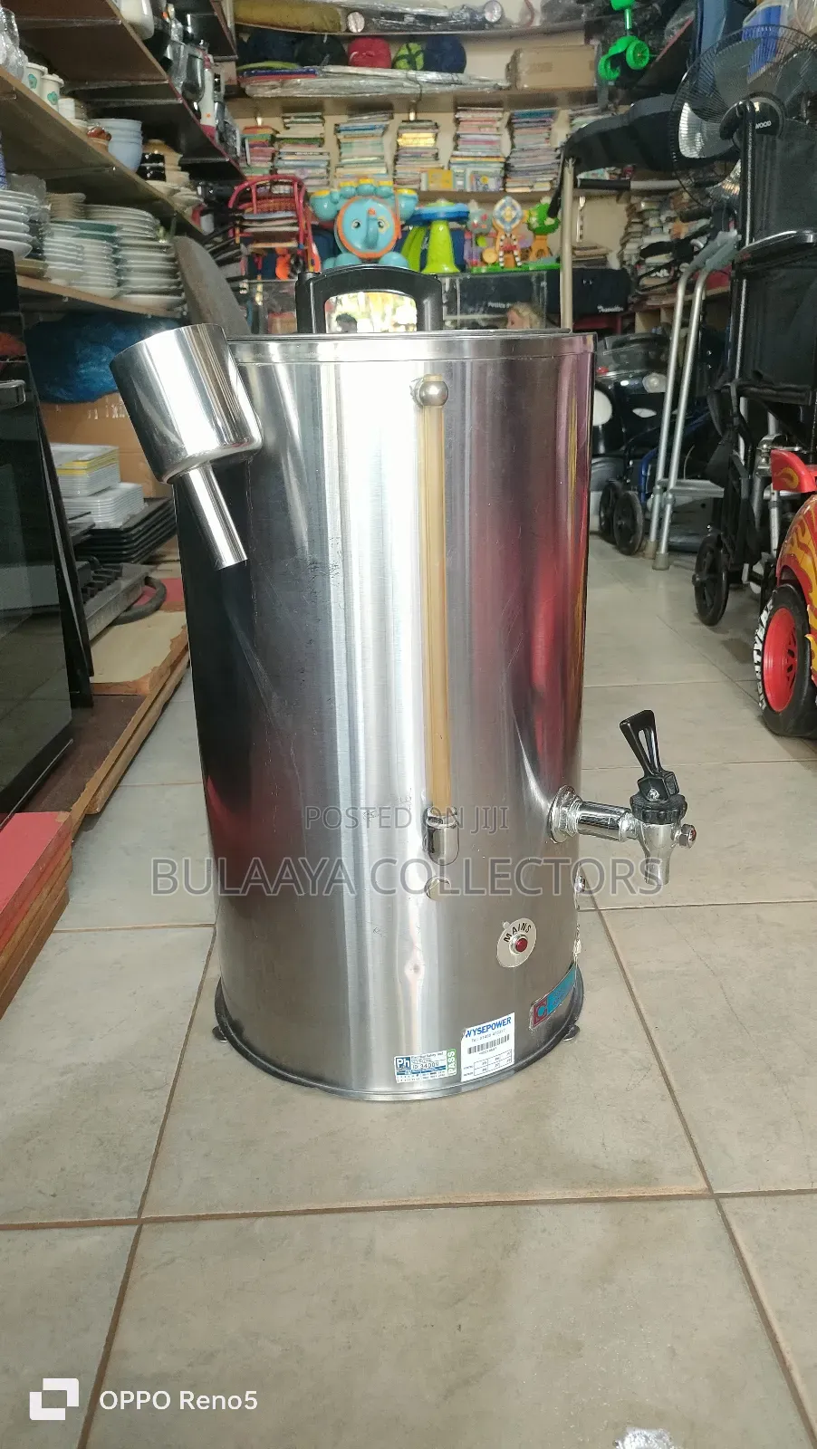 25l Commercial Stainless Steel Electric Water Boiler Or Urn, Uk Used.
