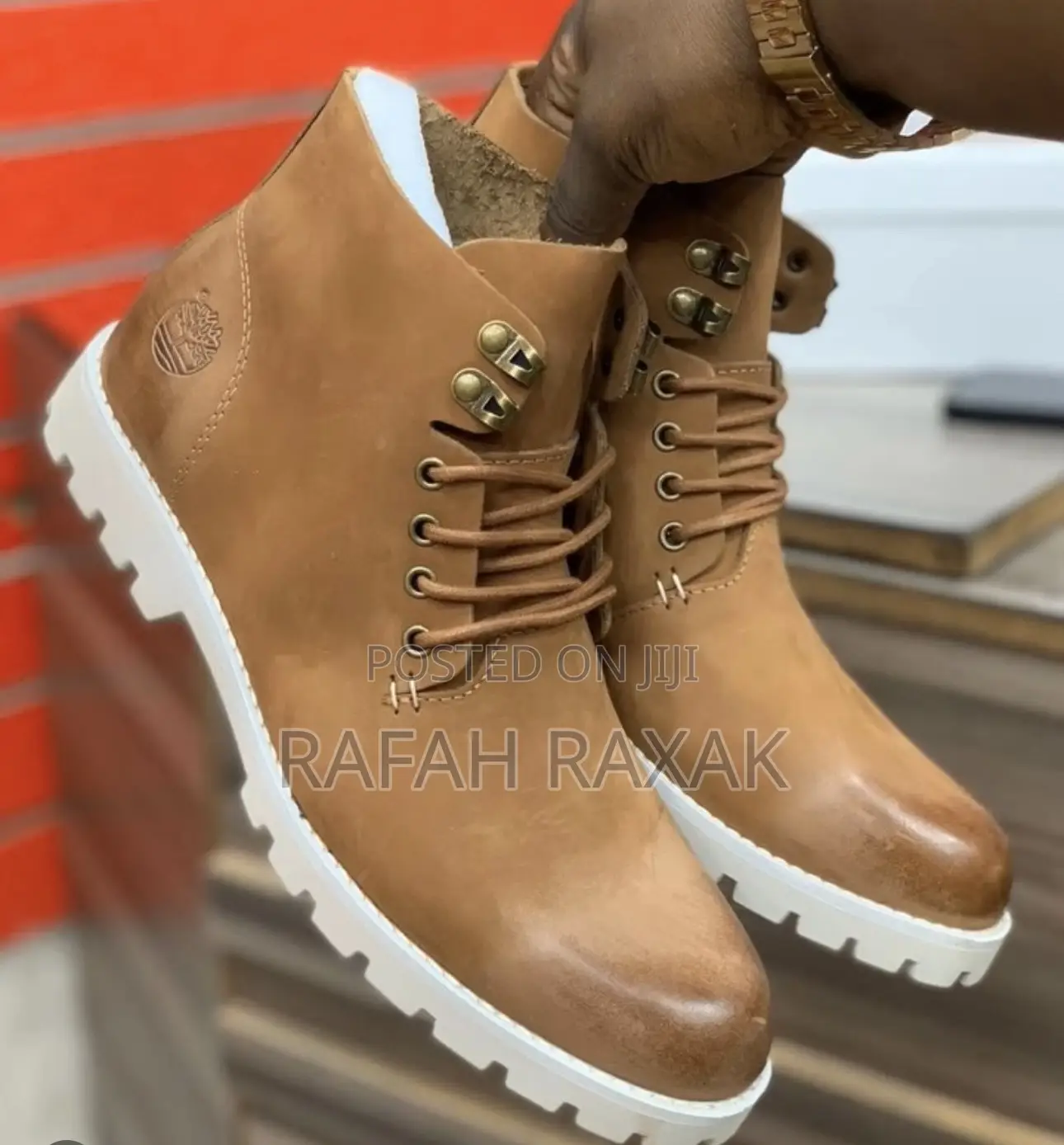 Men’S Brown Timberland Smart Casual Leather Boots