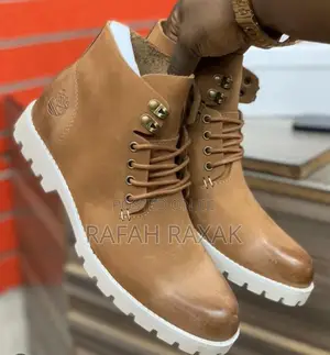 Men’S Brown Timberland Smart Casual Leather Boots