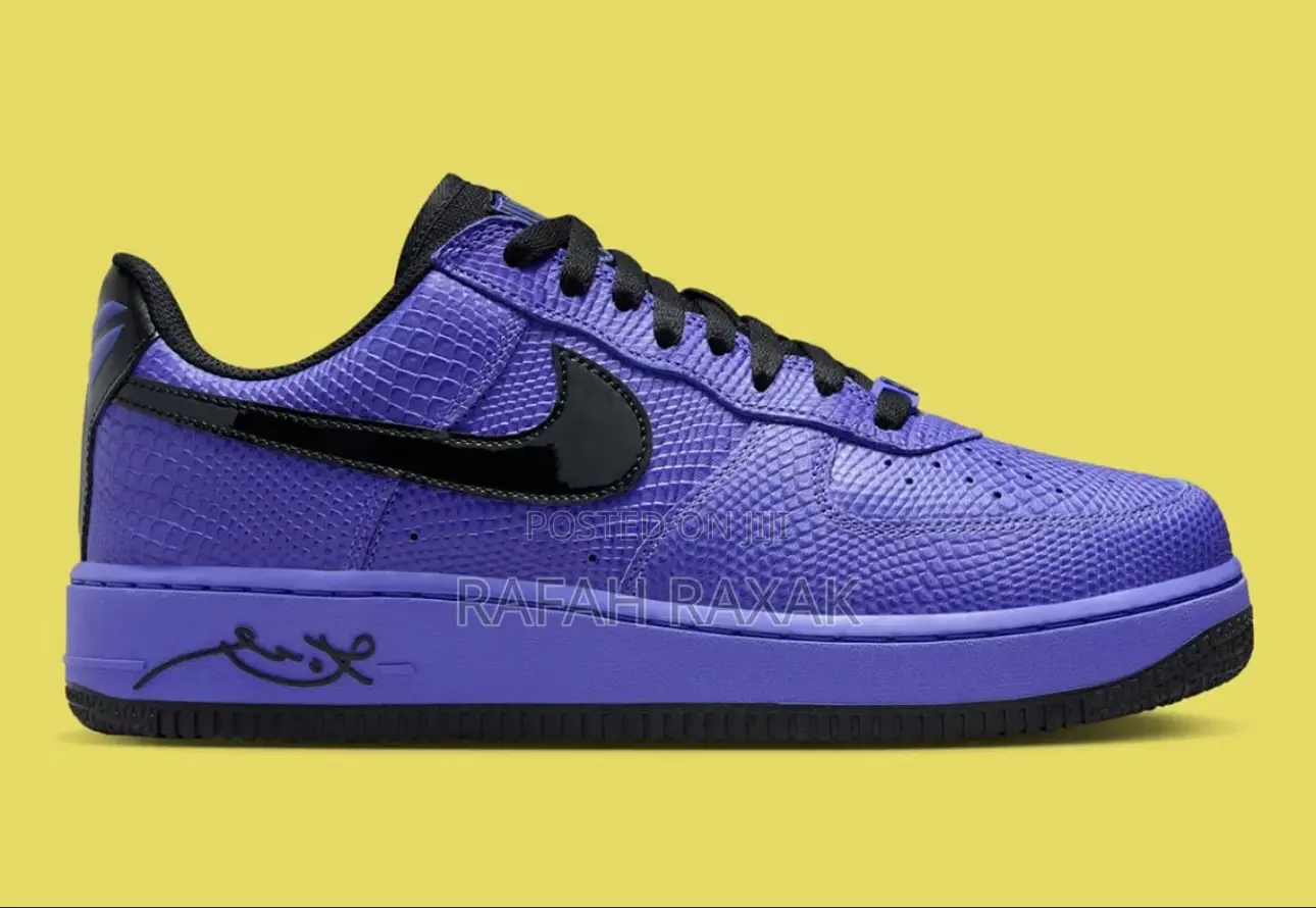 New Purple Nike Air Force 1 Protro Kobe X Fc Barcelona Sneakers