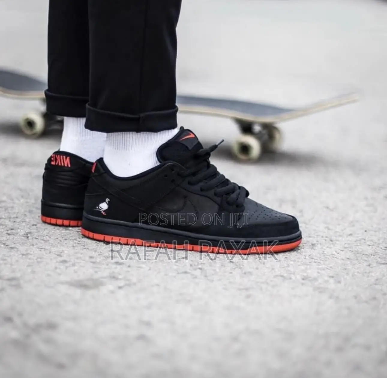 Original Nike Sb Dunk Low Pro X Jeff Staple “Black Pigeon” Sneaker