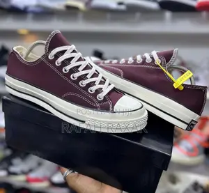 Original Maroon All Star Converse Chuck Taylor 70 Low Sneakers