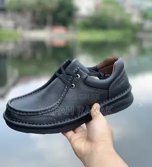 Men’S Clarks Casual Genuine Leather Low Shoes