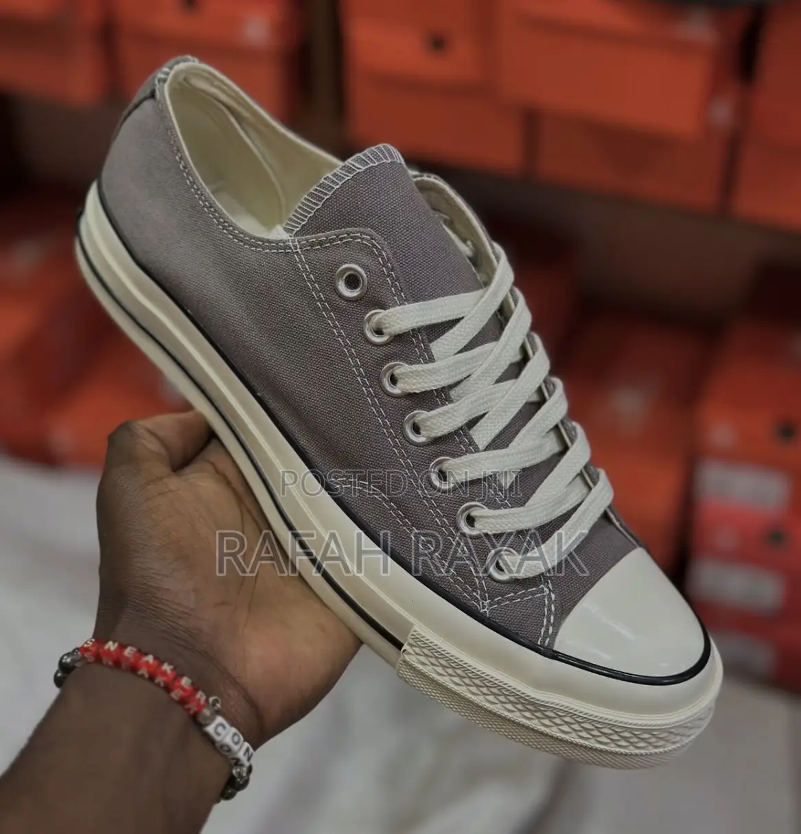 Original Grey All Star Converse Chuck Taylor 70 Low Sneakers