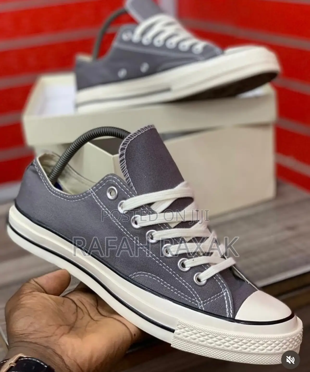 Original Converse Chuck Taylor All-star Grey Low Top Sneakers