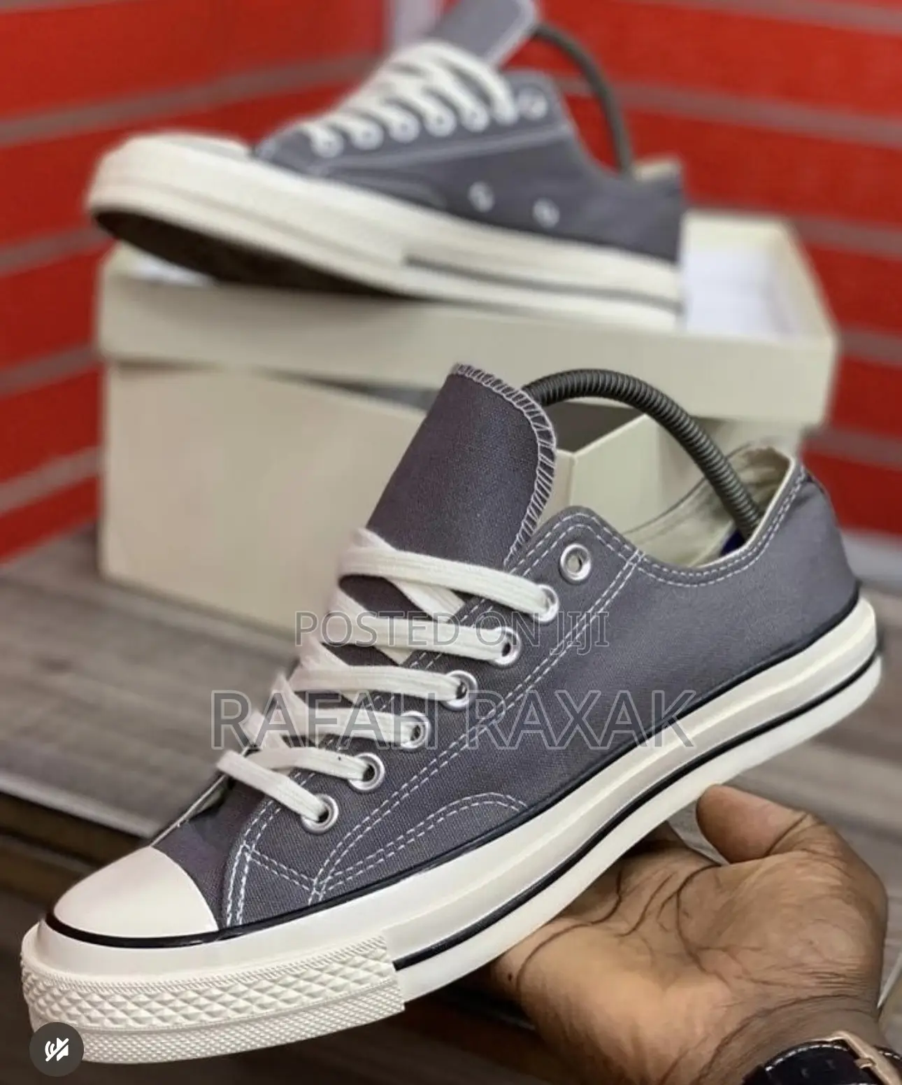 Original Converse Chuck Taylor All-star Grey Low Top Sneakers