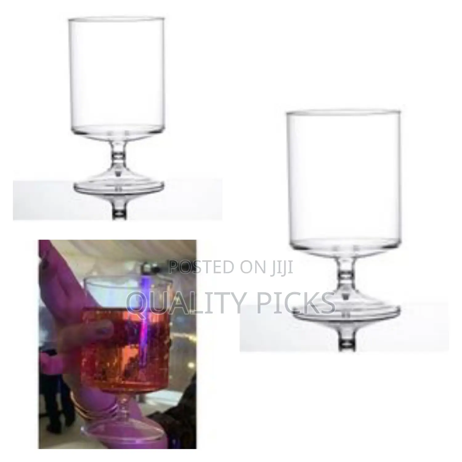 All Purpose Water Goblet Cups 500ml Drinking