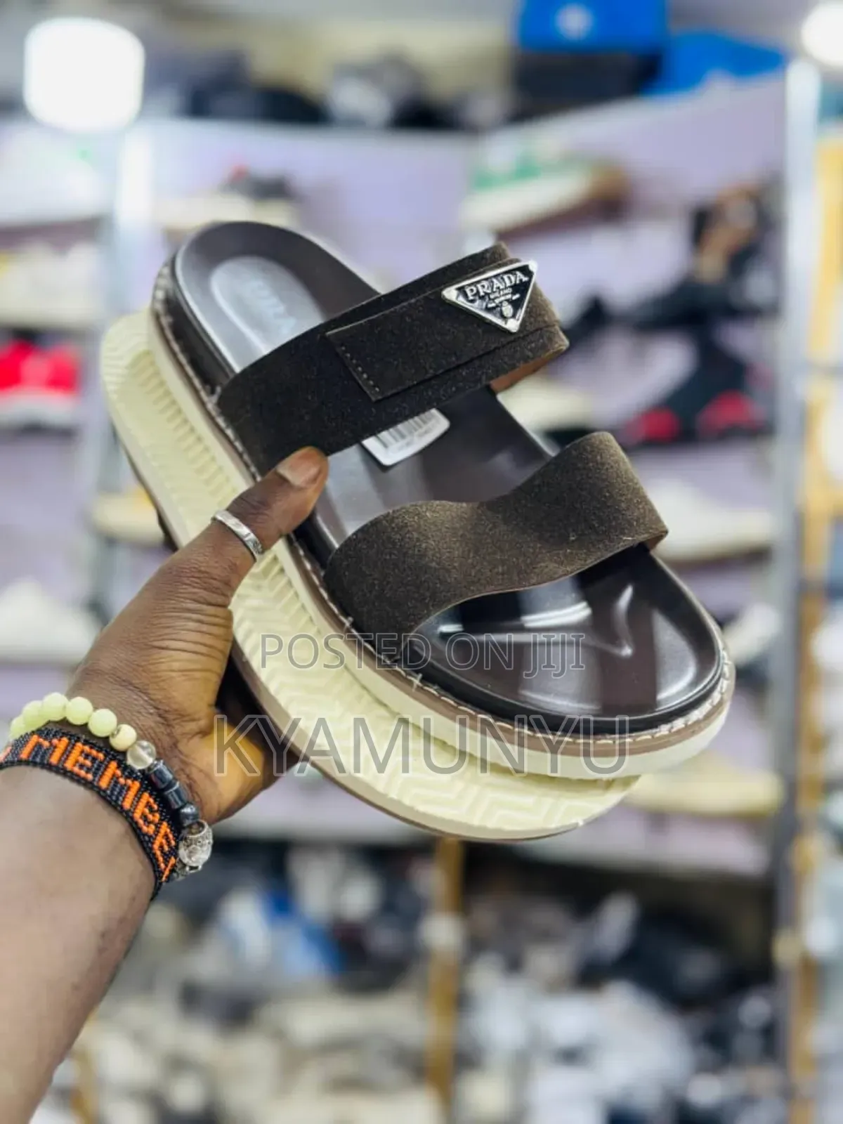 Prada Platform Sandals.