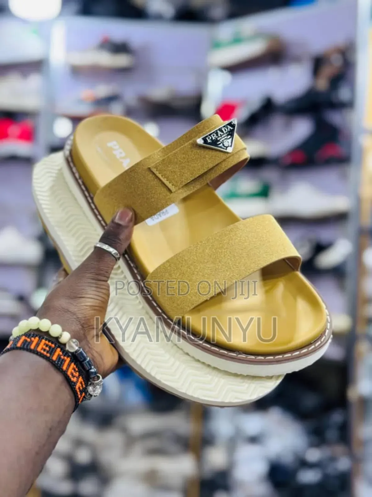 Prada Platform Sandals.