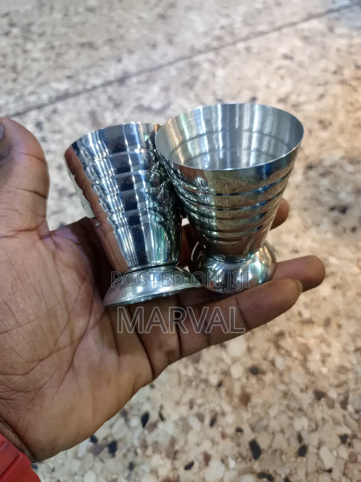 Steel Multi-level Jigger With 3 Different Measurements