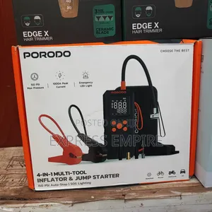Porodo 4 in 1 Multi Tool Inflator and Pump and Jump Starter