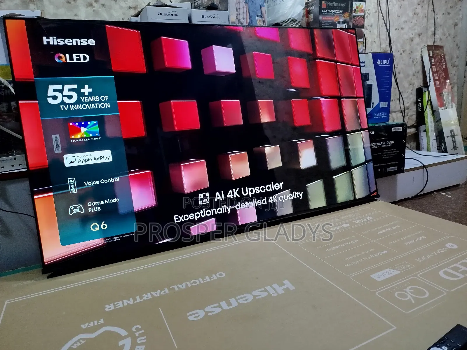 65 Qled Smart Uhd Digital Flat Screen Flameless.