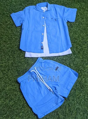 Kids 3pc Set With a White T.Shirt