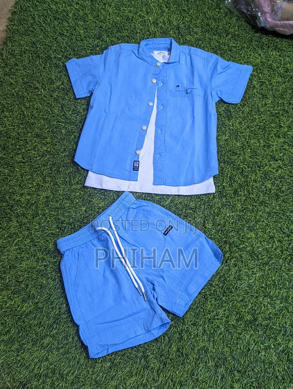 Kids 3pc Set With a White T.Shirt