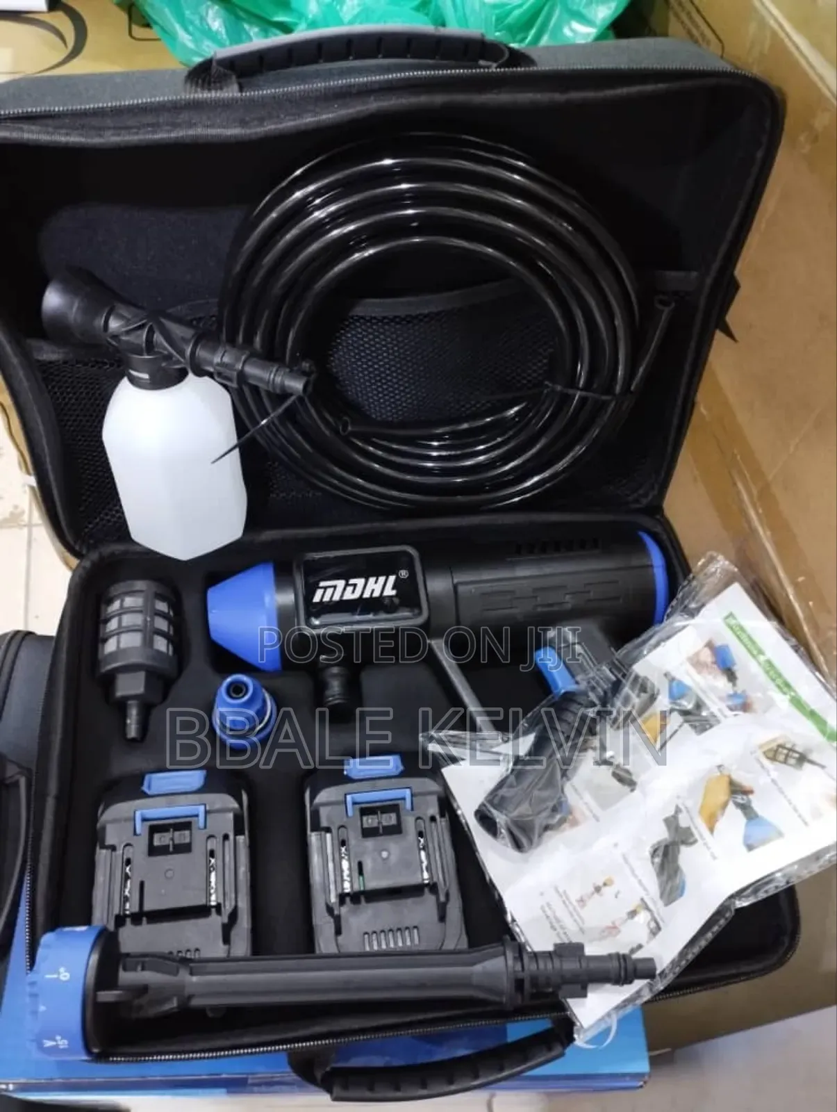MDHL High Quality Pressure Washer With Rechargeable Double Batteries