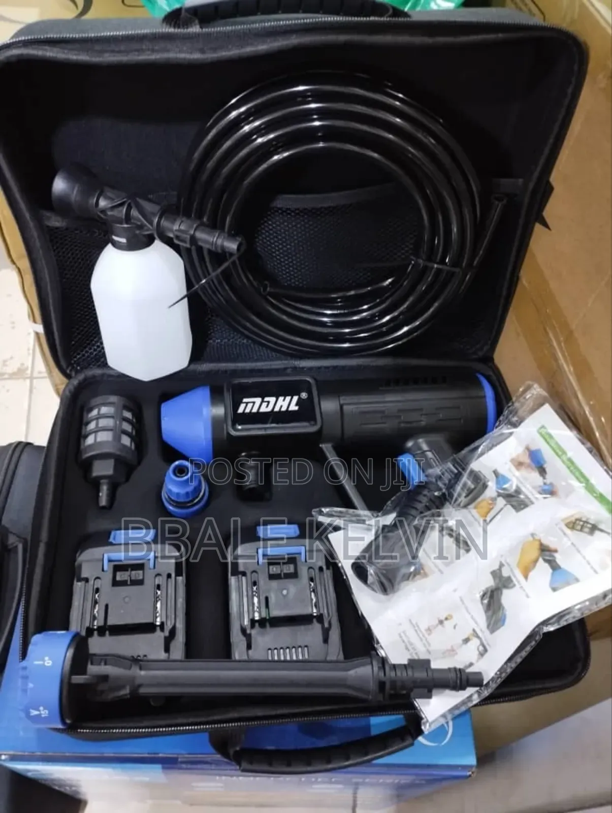 MDHL High Quality Pressure Washer With Rechargeable Double Batteries