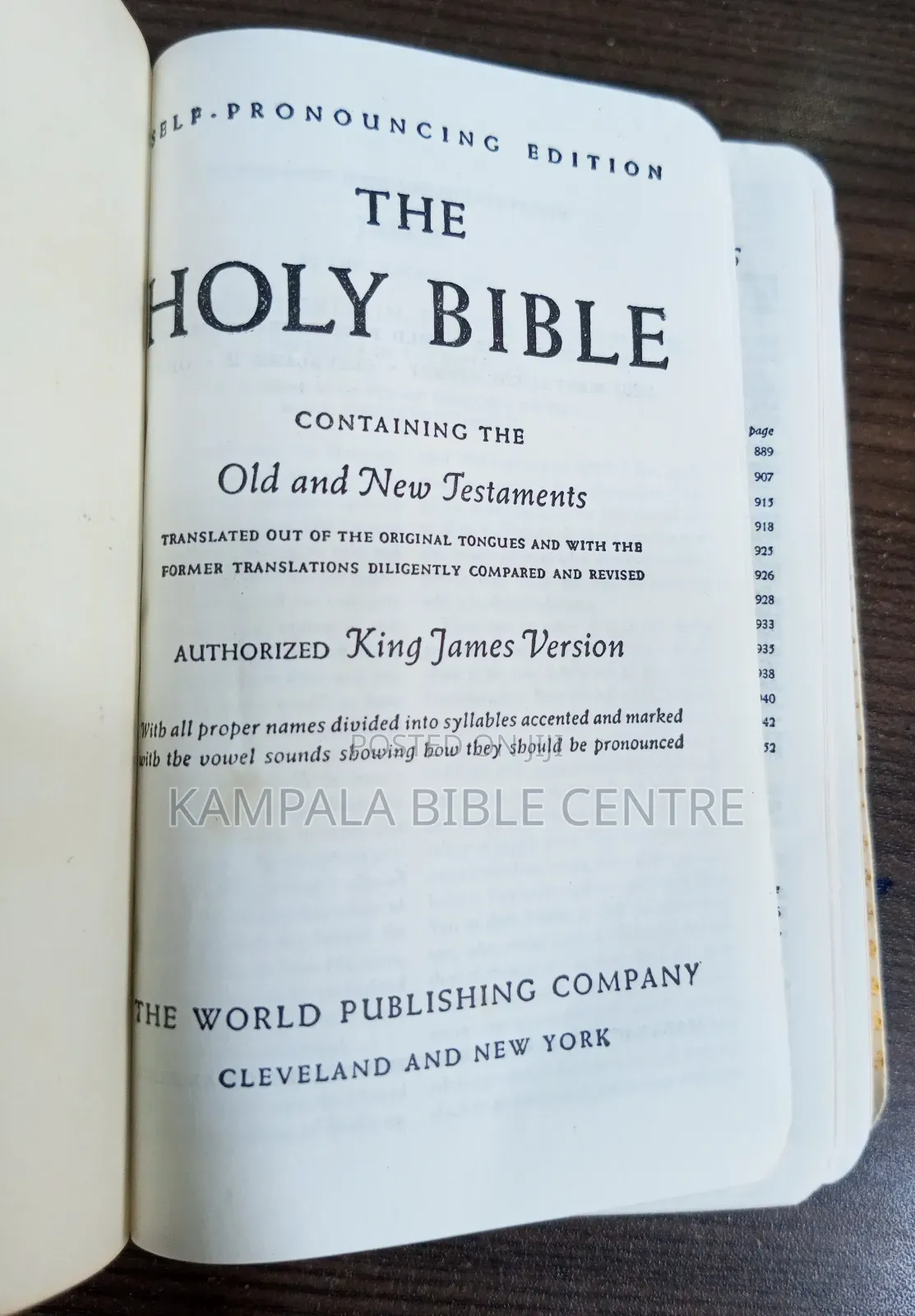 KJV Bible With Leather Cover(Pocket Size)