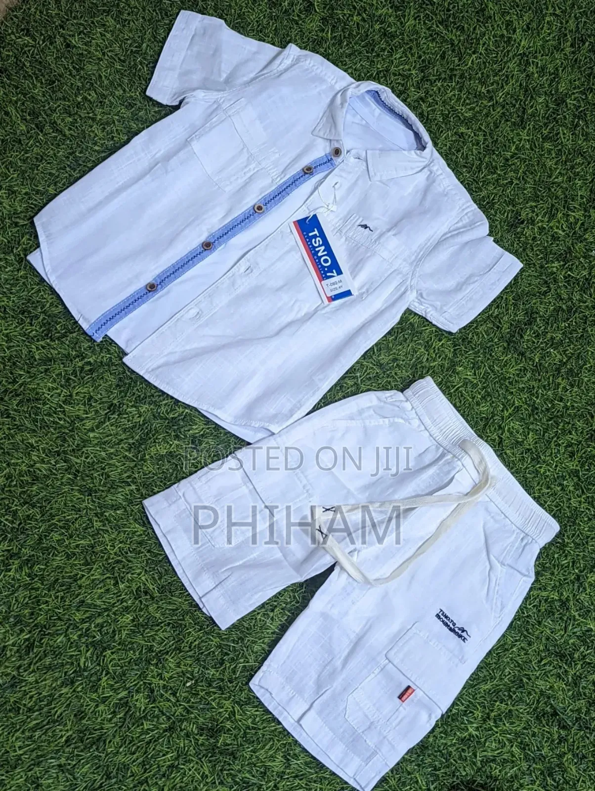 Kids White 3pc Set(3months-8yrs)