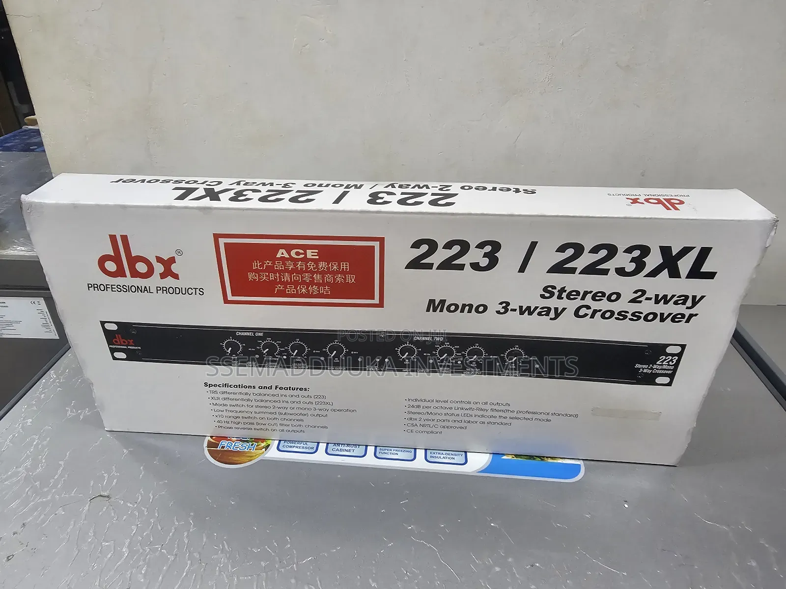 DBX Stereo 2 Way /Mono 3 Way Crossover