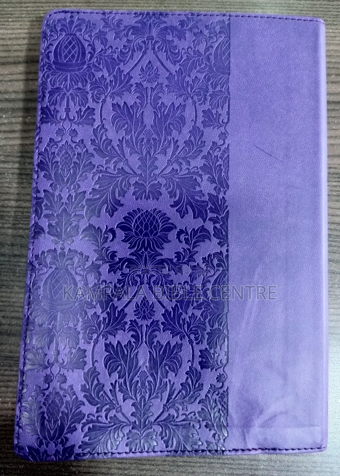 KJV Bible With a Purple Leather Cover