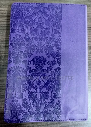 KJV Bible With a Purple Leather Cover