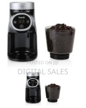 Saachi Electric Burr Coffee Grinder With Adjustable Settings