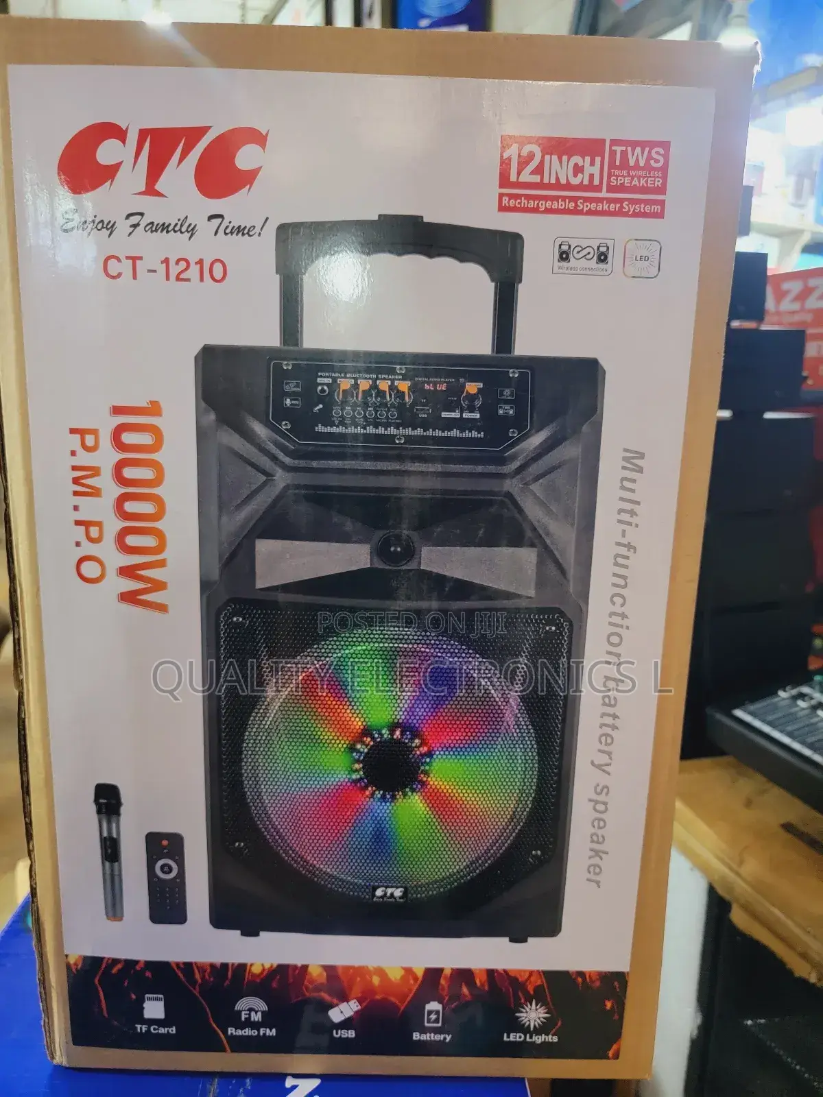 Ctc 12 Inch Rechargeable Speaker