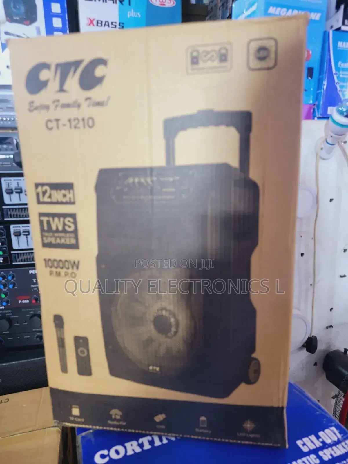 Ctc 1210 Rechargeable Speaker 10000w
