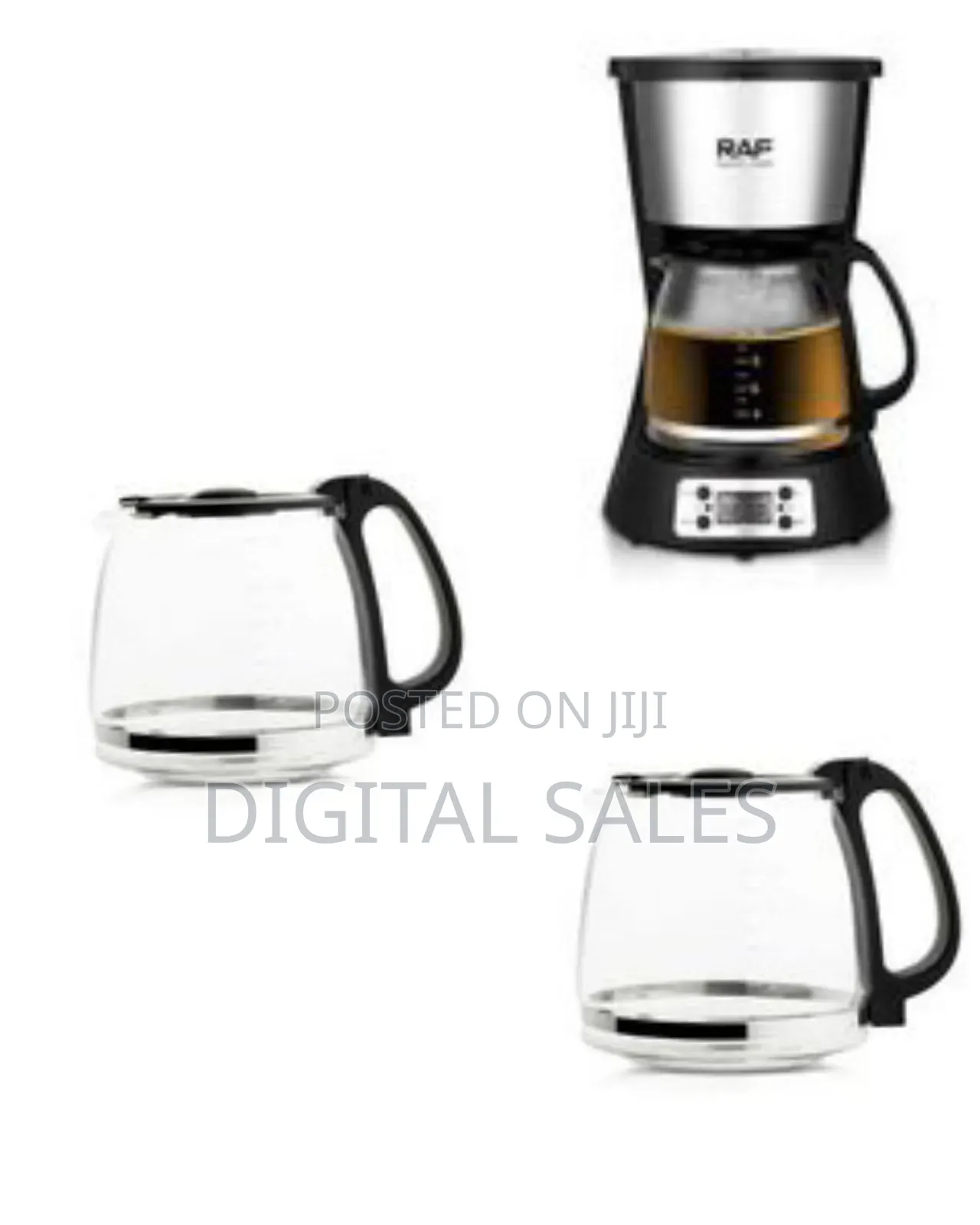 Raf Automatic Drip Coffee Maker With Digital Display -