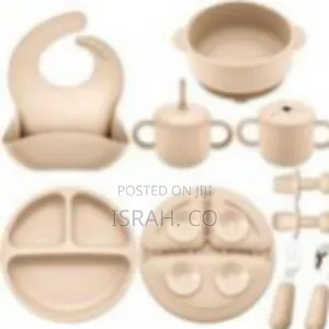 Complete Silicone Baby And Toddler Feeding Set