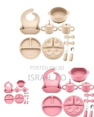 Complete Silicone Baby And Toddler Feeding Set