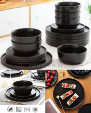 Matte Finish Modern Dinnerware Set (18 Pcs)