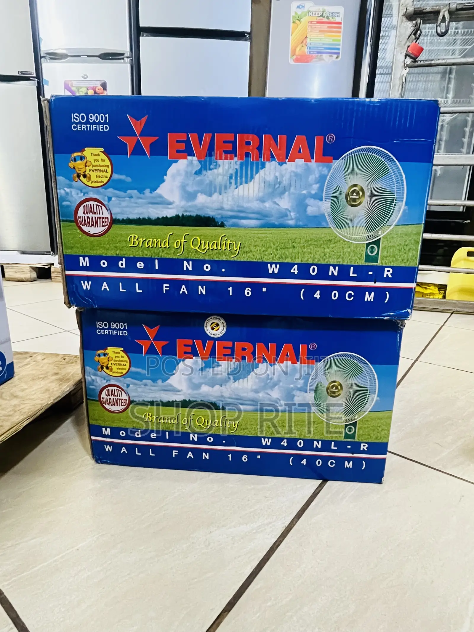 Evernal Wall Fans 16 Inches Brand New