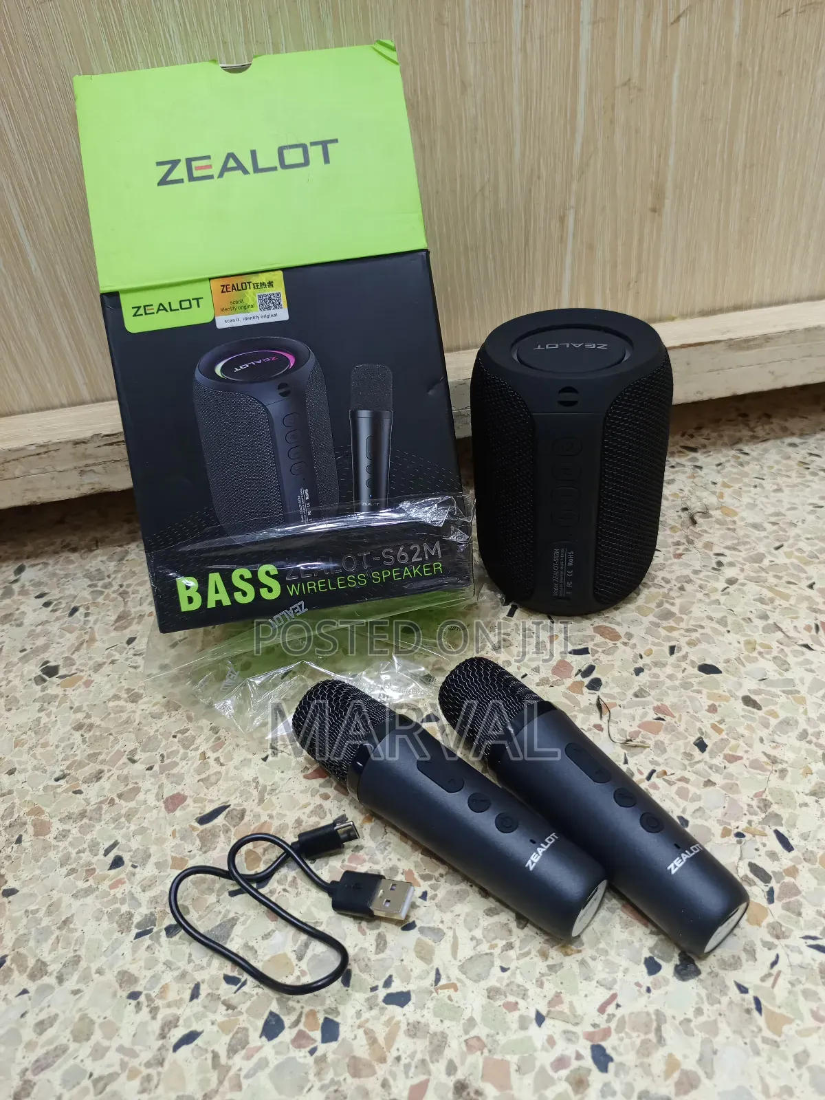 Zealot S62m Mini Bluetooth Wireless Speaker With Two Microphones.