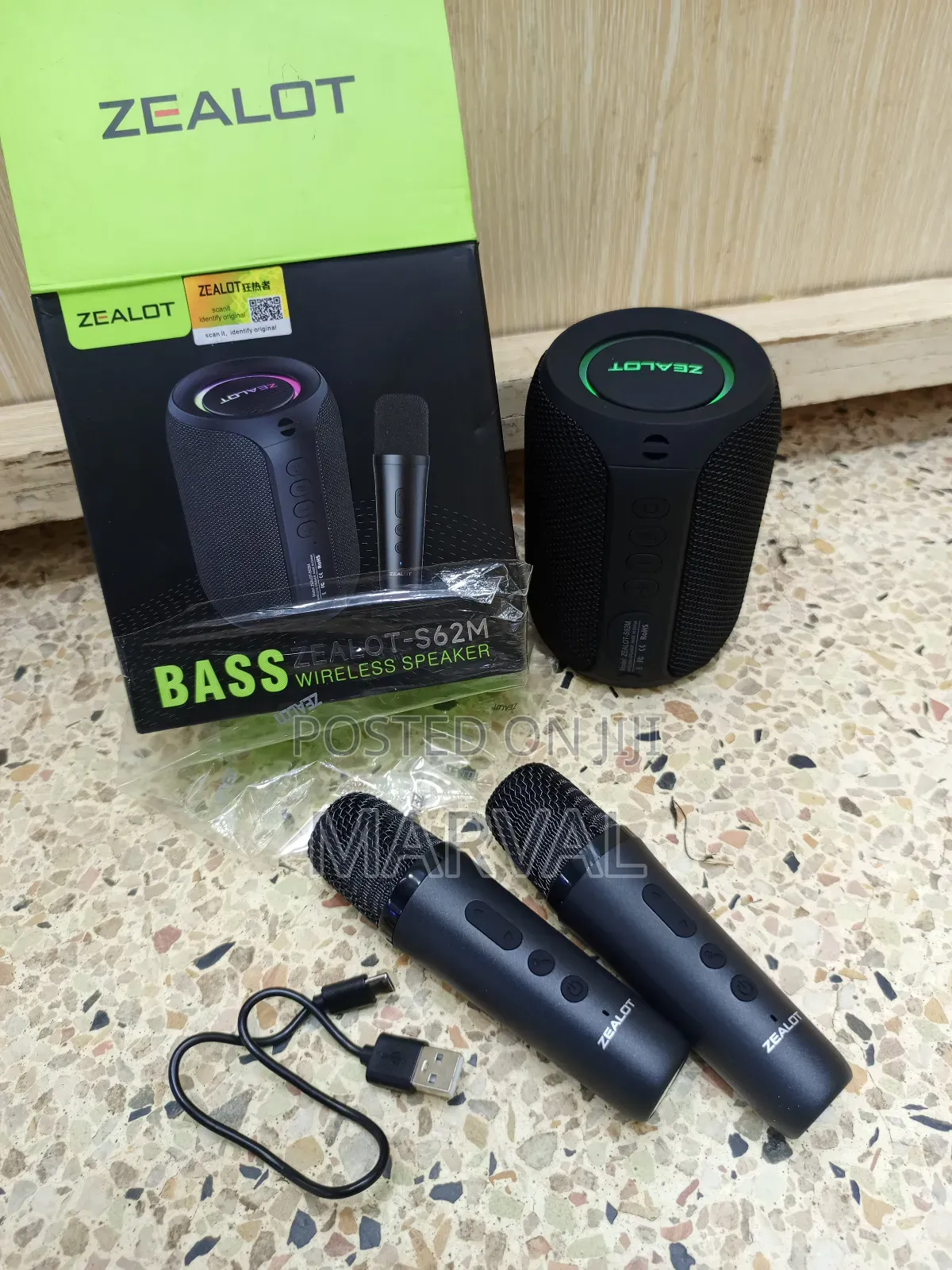 Zealot S62m Mini Bluetooth Wireless Speaker With Two Microphones.