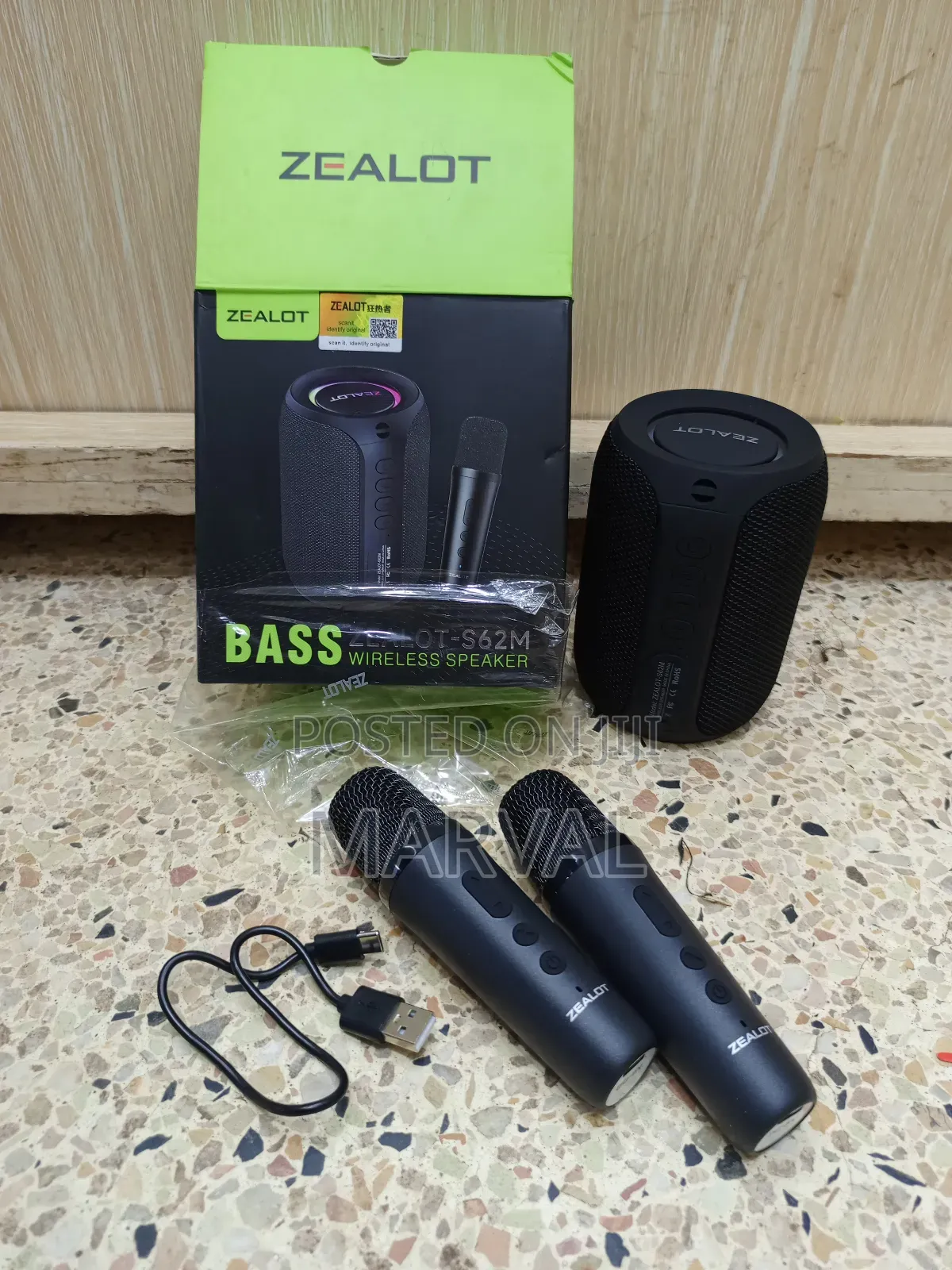 Zealot S62m Mini Bluetooth Wireless Speaker With Two Microphones.