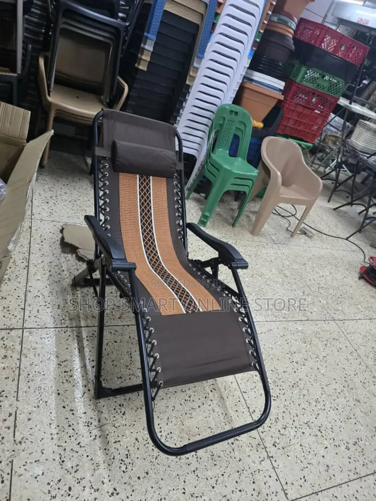 Portable Foldable Chair (For Camping Home Office Resting)