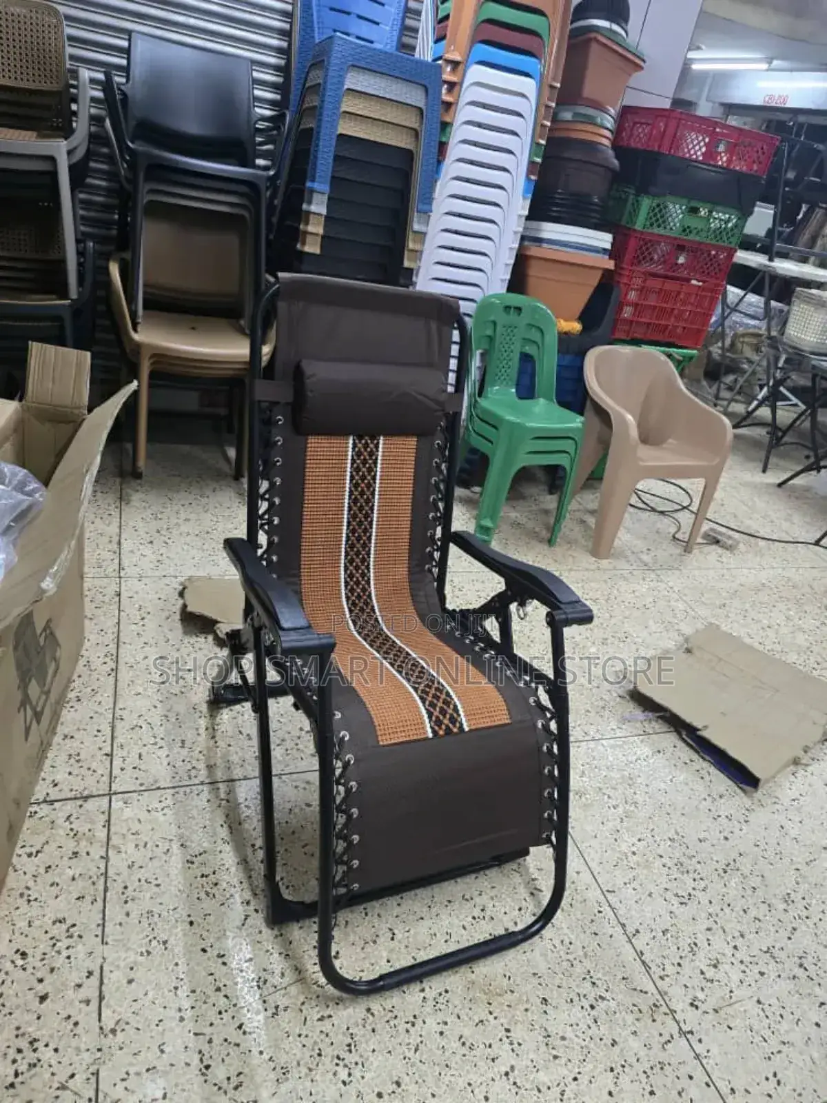 Portable Foldable Chair (For Camping Home Office Resting)