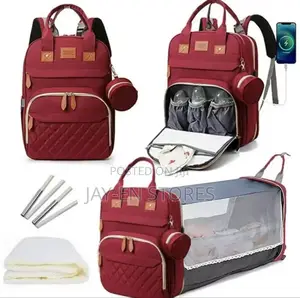 Bed Bag Diaper Bag With Net Coin Purse 4color Options Available