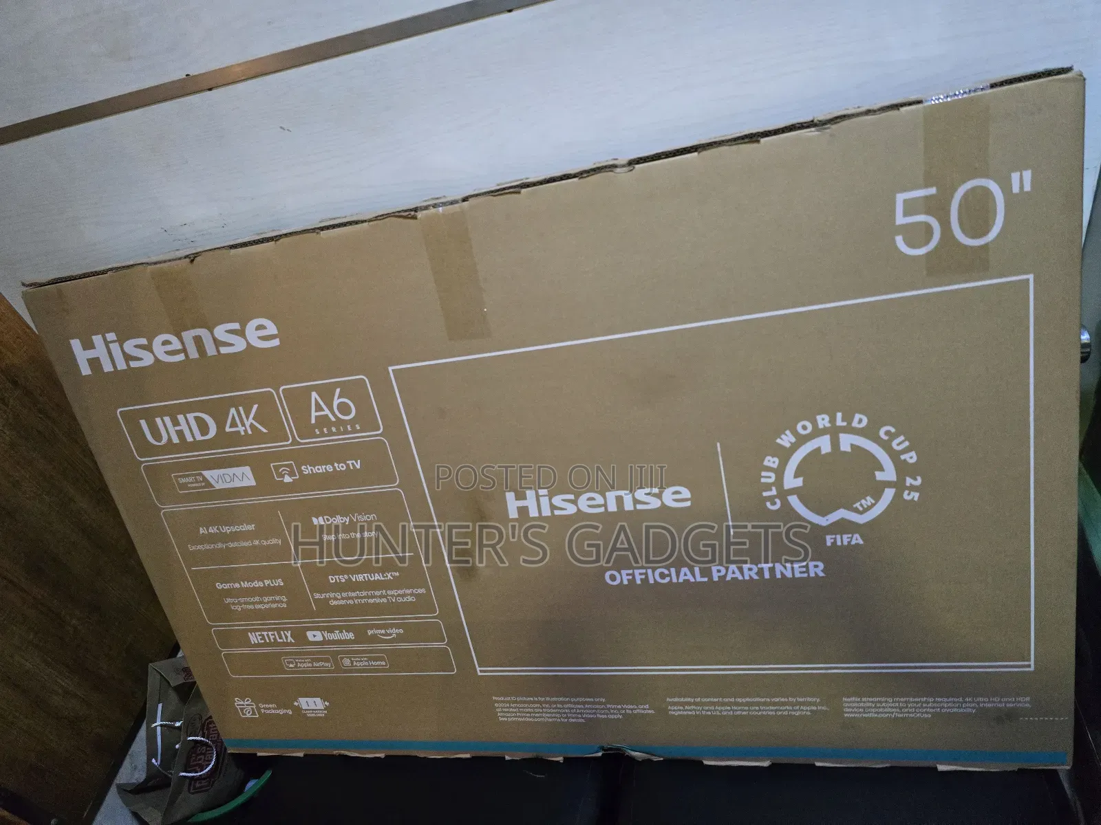 Hisense 50 Inch Smart Uhd Digital Frameless Tv
