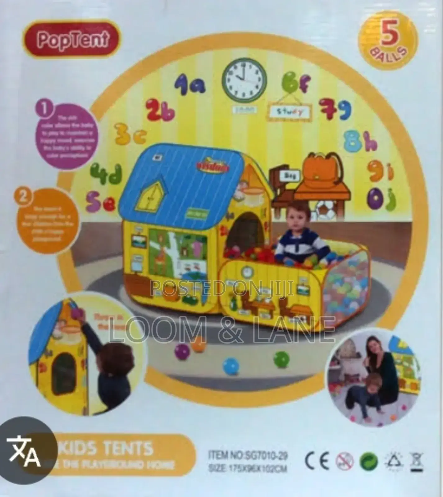 Kids Learning Pop Up Tent House