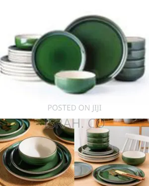 46-Piece Set of White Dinnerware
