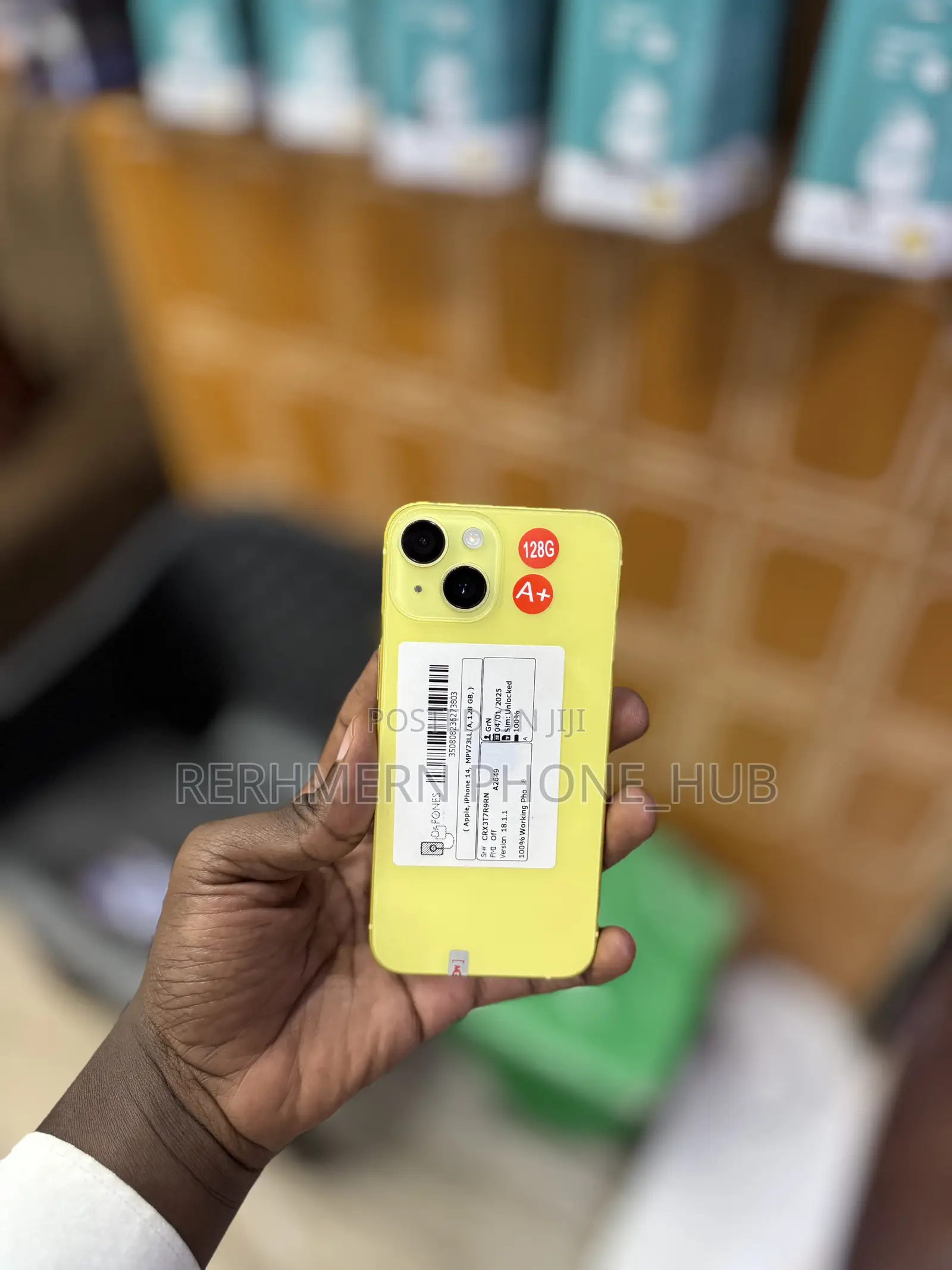 New Apple iPhone 14 128 GB Yellow