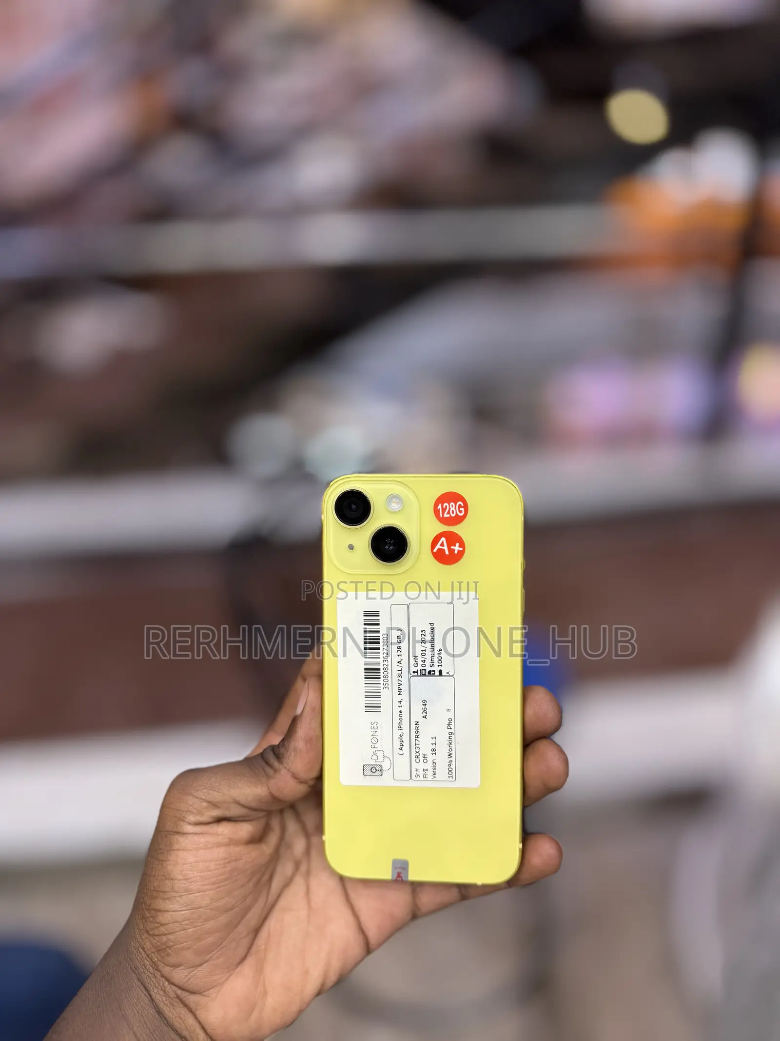 New Apple iPhone 14 128 GB Yellow