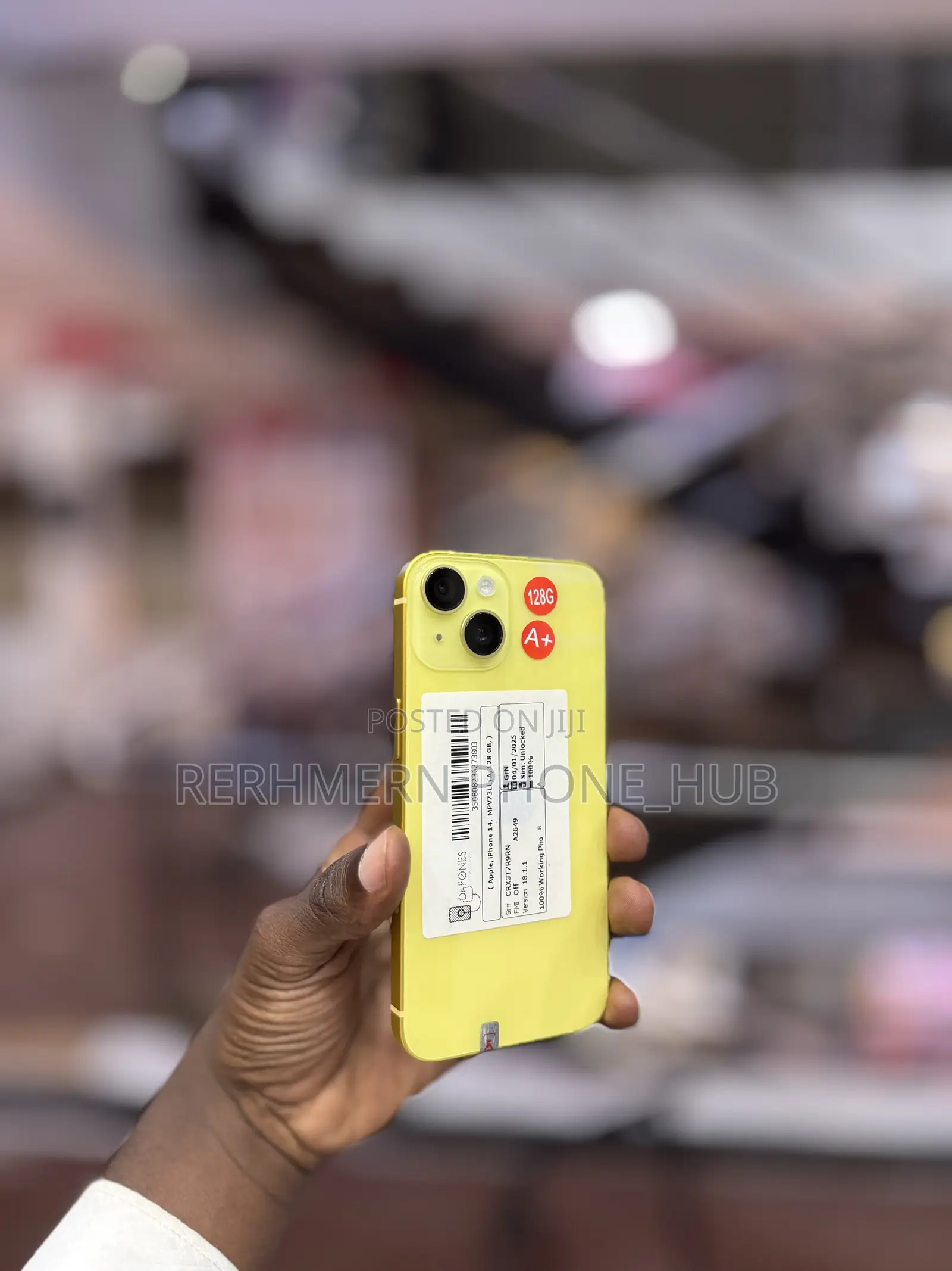 New Apple iPhone 14 128 GB Yellow