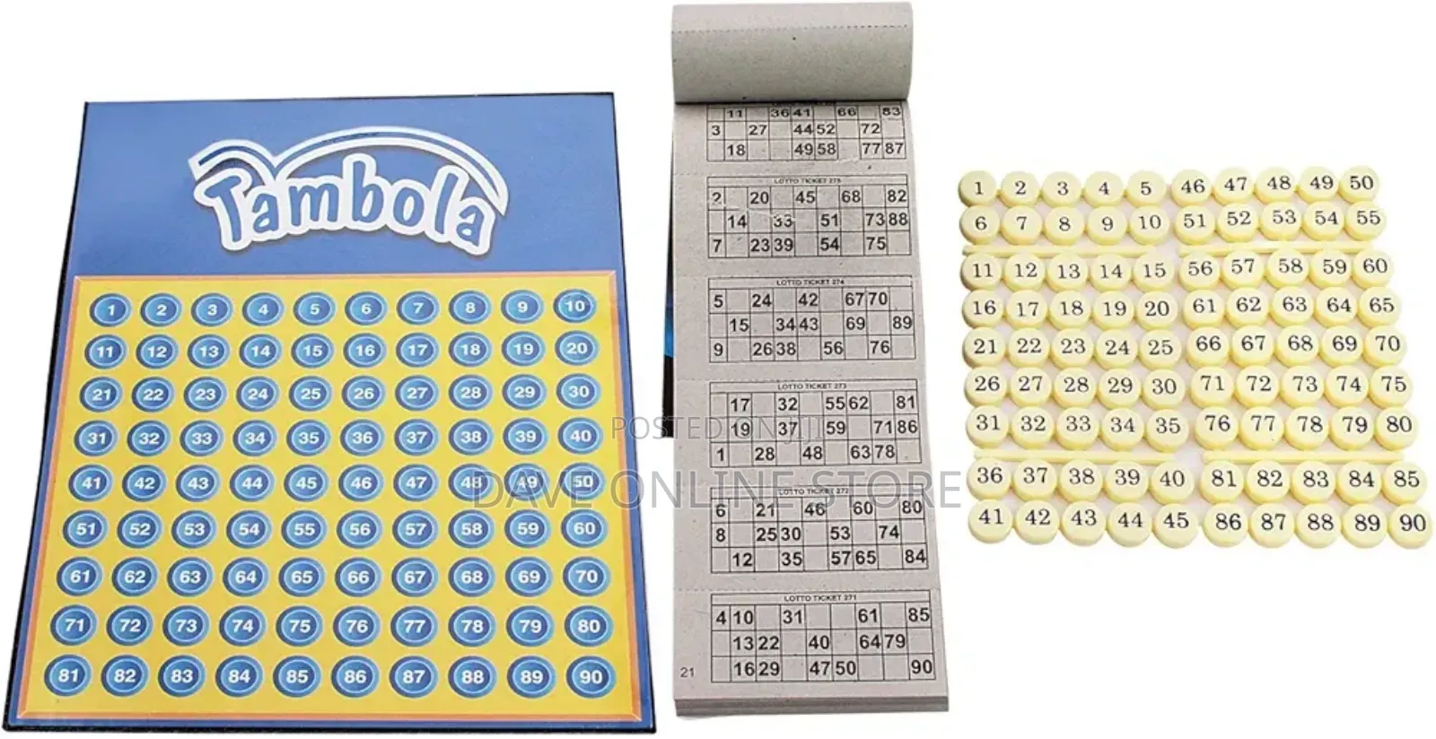 Tambola 600 Tickets Housie Games for Kids, Multicolor, Pack of 1