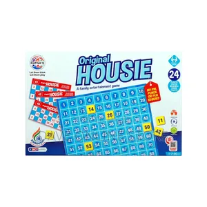 Ratna's Original Housie - Family Game With 24 Reusable Cards